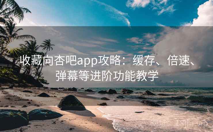 收藏向杏吧app攻略：缓存、倍速、弹幕等进阶功能教学