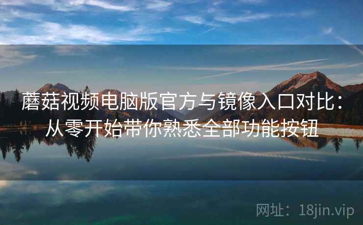 蘑菇视频电脑版官方与镜像入口对比：从零开始带你熟悉全部功能按钮