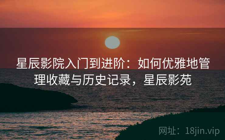 星辰影院入门到进阶：如何优雅地管理收藏与历史记录，星辰影苑